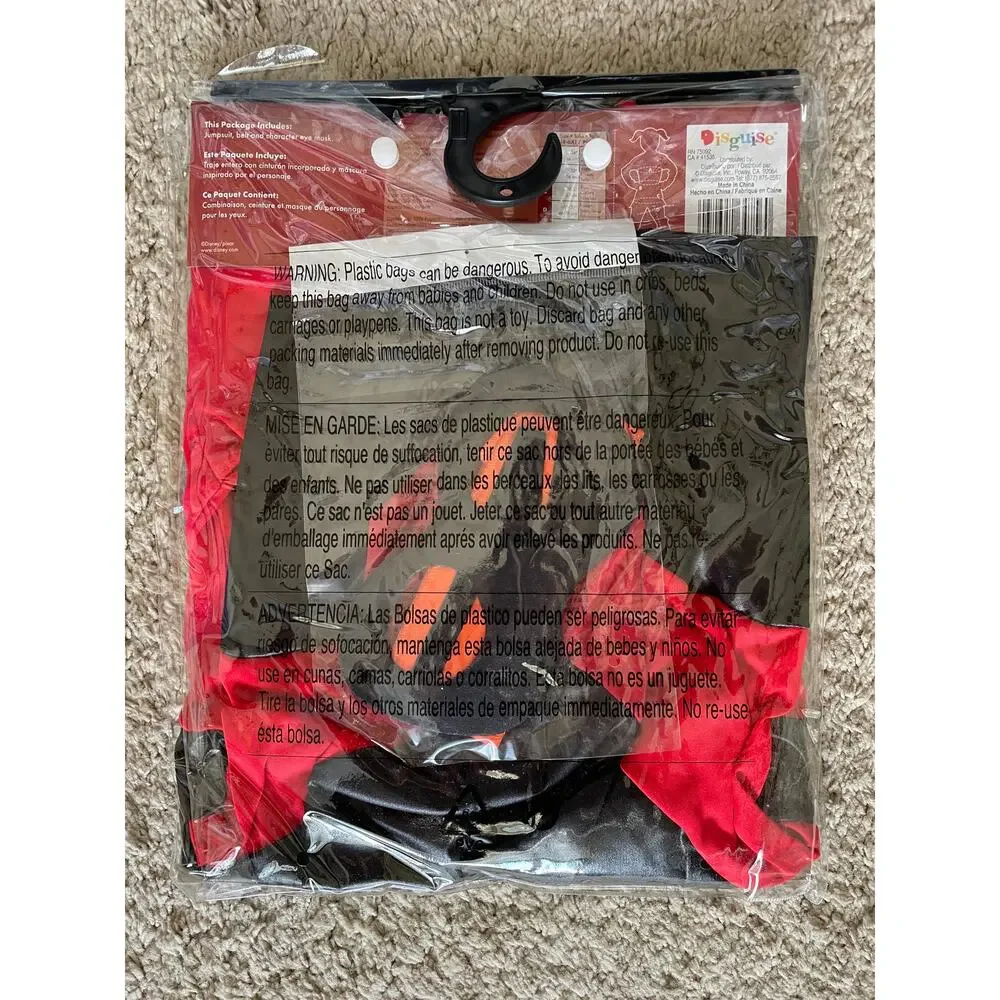 Disney Incredibles Violet Girls Classic Costume Size 4-6 NEW